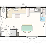 Plan mobil-home Aqua