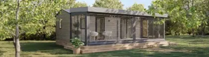 Vente mobil-home 2 facade avec terrasse PCTO