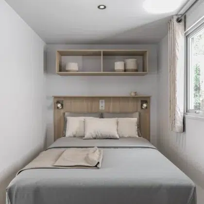 Vente mobil-home 6 nest 33 2 residences trigano chambre parents