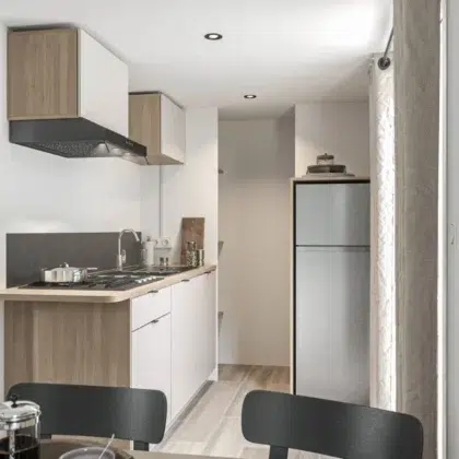 Vente mobil-home 7 nest 33 2 residences trigano cuisine