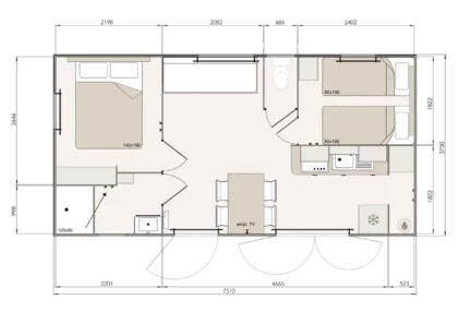 Vente mobil-home 9 vue ensemble